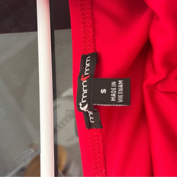 Formal, red jumpsuit - Picture 2 of 4